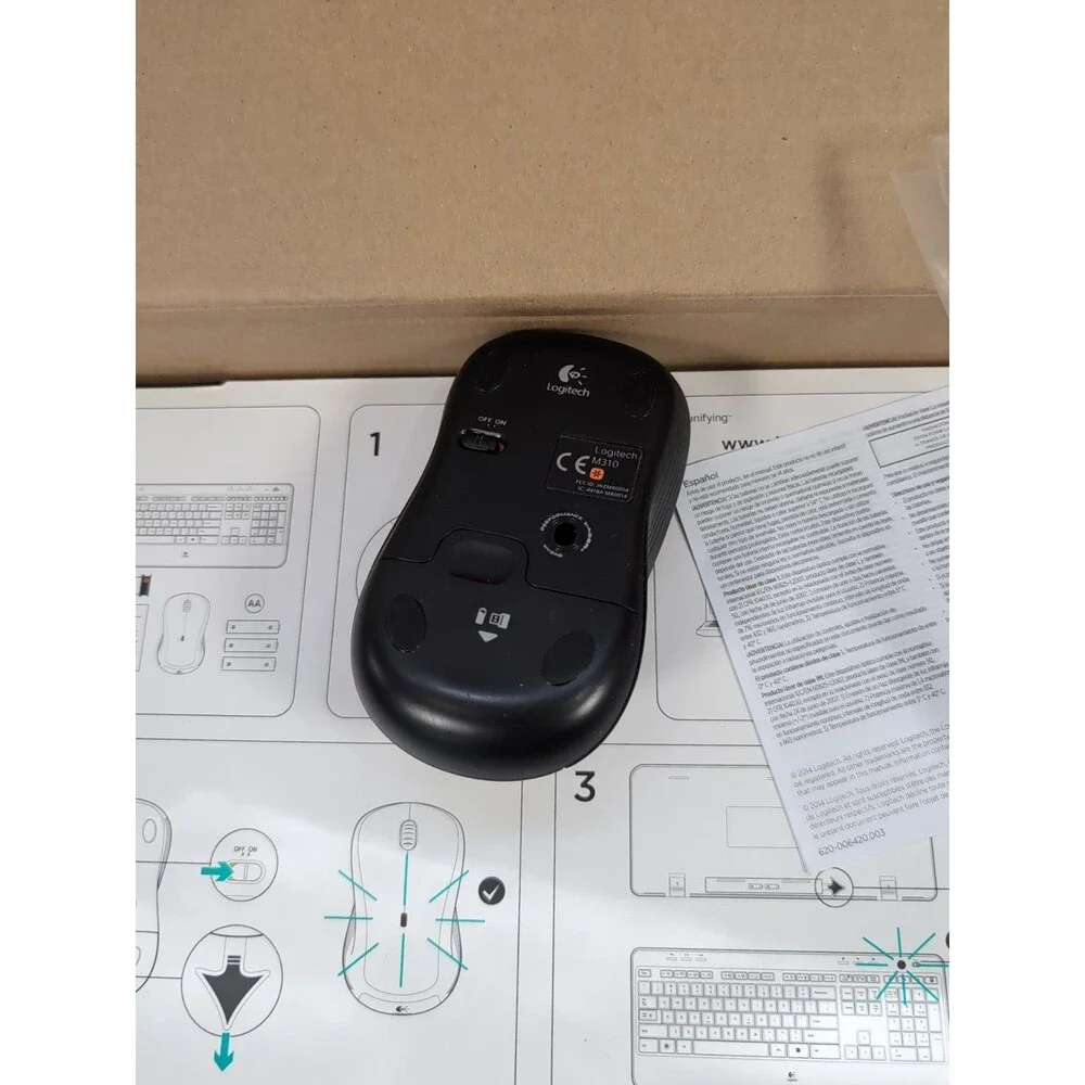 Logitech Wireless Combo Mk520 With Keyboard Laser Mouse & Receiver (920-002553) - Picture 6 of 11